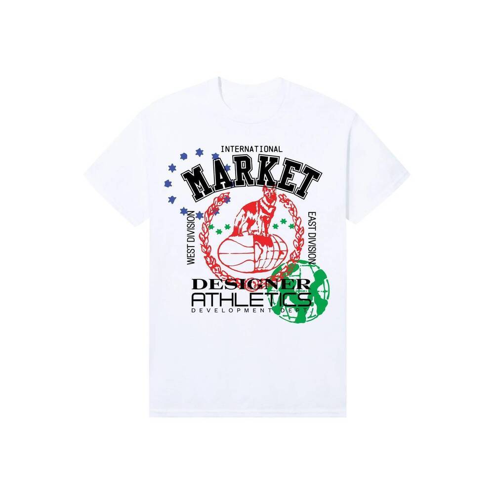 NEW MARKET men's athletics t-shirt in white